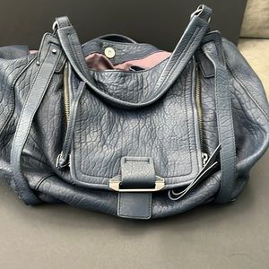 Kooba Jonnie bag in Navy leather